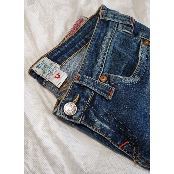 Authentic True Religion Joey Twisted Flare BootCut 10-503 Jeans - Picture 6 of 9